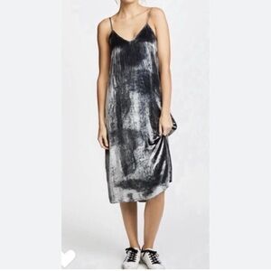 ATM Anthony Thomas Melillo Velvet Knee Length Slip On Dress size Medium